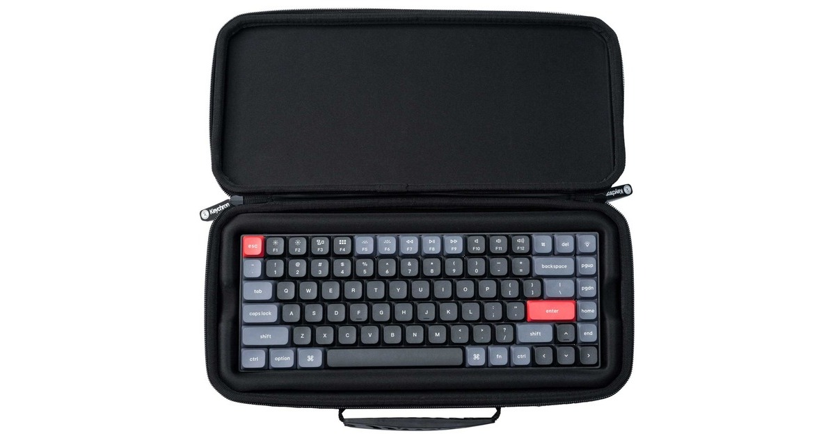 Keychron K3 (75%) Alu Carrying Case, Tasche(schwarz, für K3/ K3 Pro/ S1 (75%) mit Aluminiumrahmen)