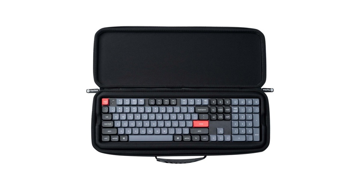 Keychron K5 Full Alu Carrying Case, Tasche(schwarz, für K5 SE/ K5 Pro mit Aluminiumrahmen)