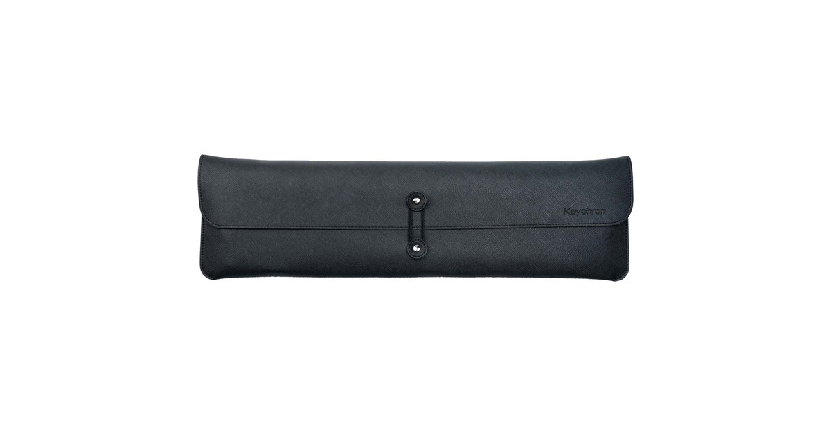 Keychron K5 Travel Pouch, Tasche(schwarz, aus Leder)