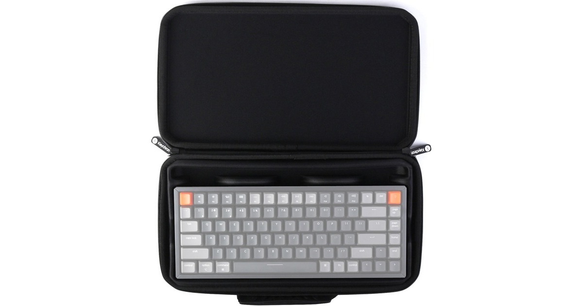 Keychron K8/K8 Pro (TKL) Keyboard Carrying Case, Tasche(schwarz, für Keychron K8/K8 Pro mit Kunststoffrahmen)
