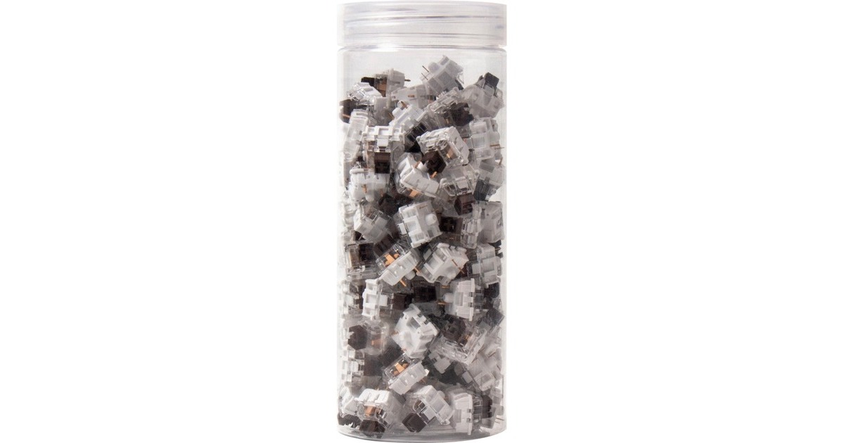 Keychron K Pro Brown Switch-Set, Tastenschalter(braun/transparent, 110 Stück)