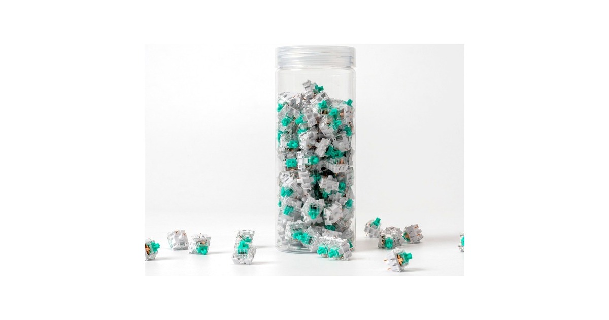 Keychron K Pro Mint Switch-Set, Tastenschalter(mint/transparent, 110 Stück)