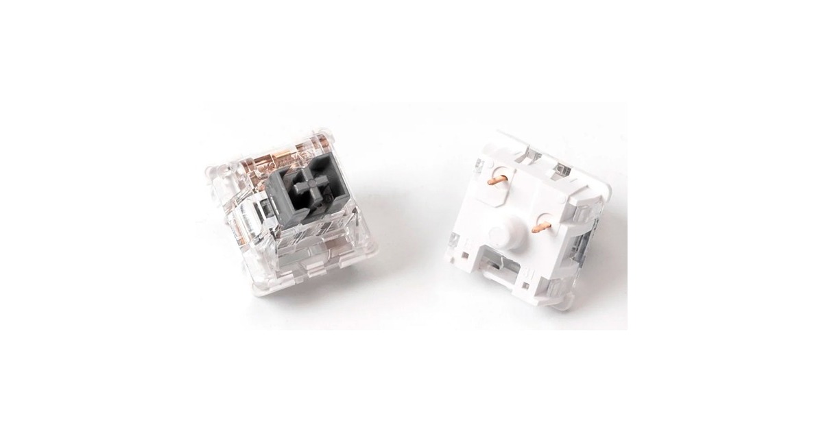 Keychron K Pro Silver Switch-Set, Tastenschalter(silber/transparent, 110 Stück)