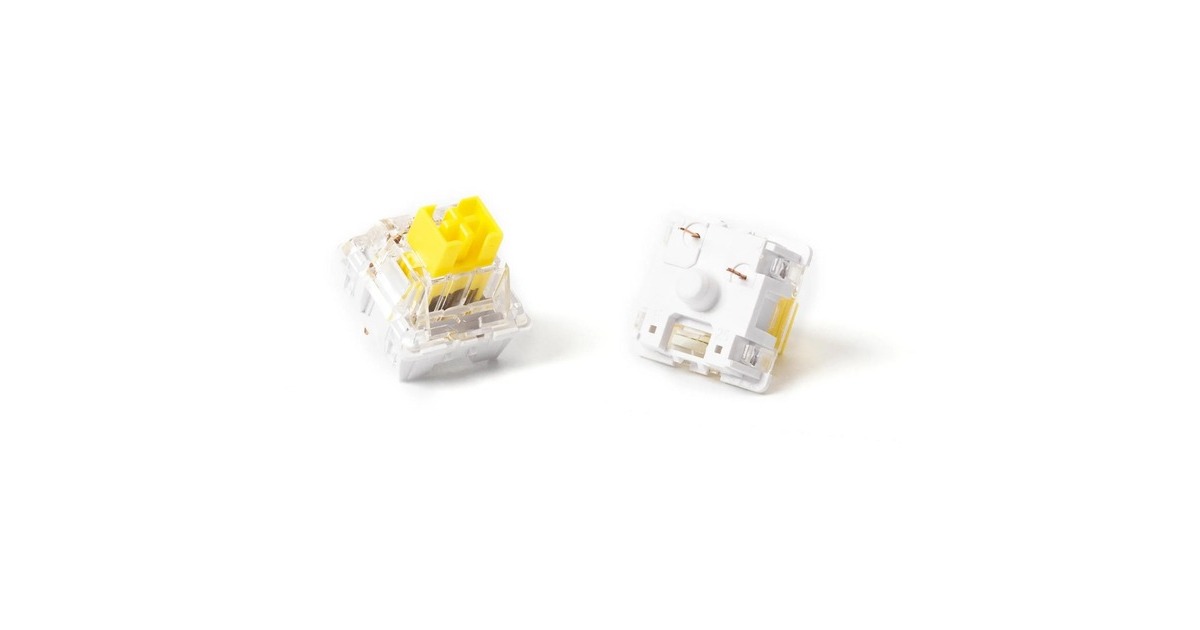 Keychron K Pro Yellow Switch-Set, Tastenschalter(gelb/transparent, 110 Stück)