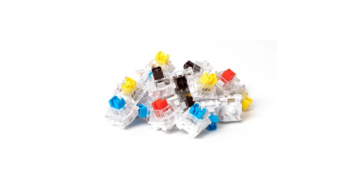 Keychron K Pro Yellow Switch-Set, Tastenschalter(gelb/transparent, 110 Stück)