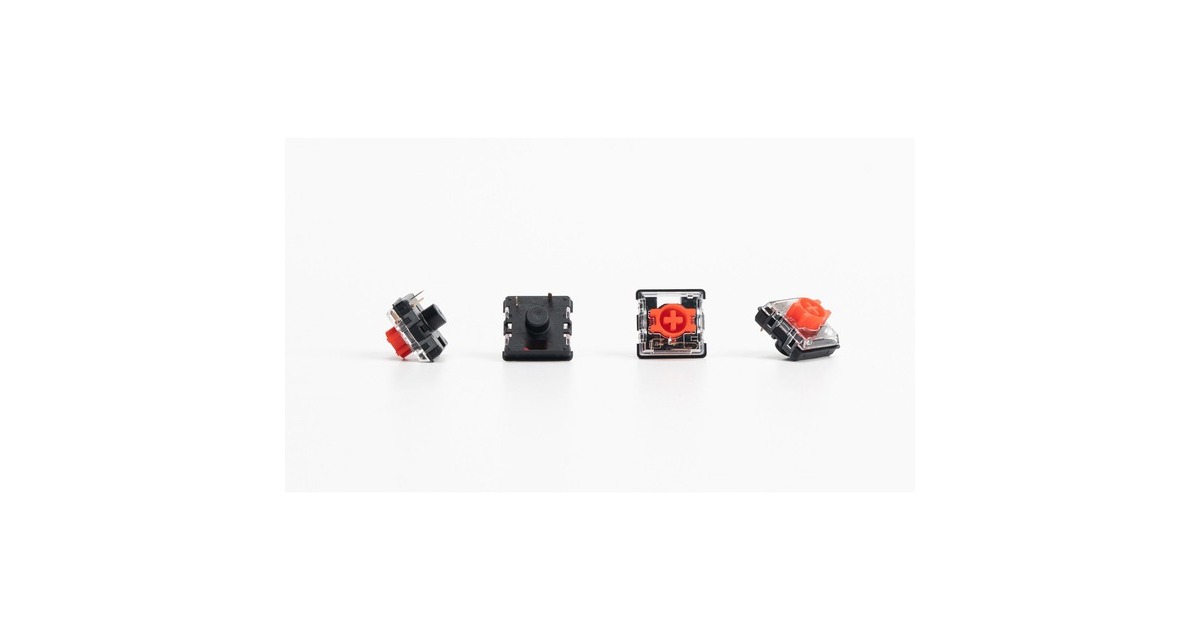 Keychron Low Profile Mechanical Red Switch-Set(transparent)