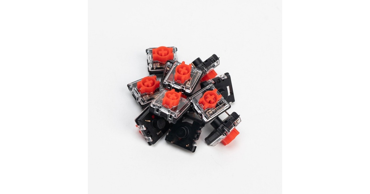 Keychron Low Profile Mechanical Red Switch-Set(transparent)