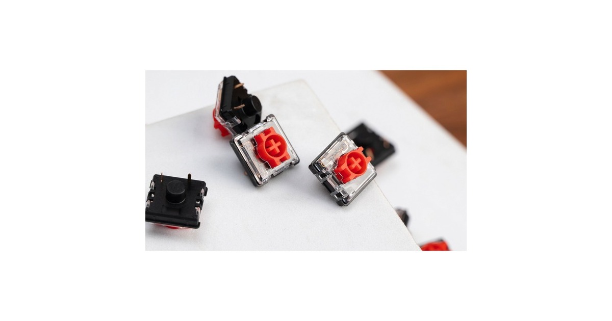 Keychron Low Profile Mechanical Red Switch-Set(transparent)