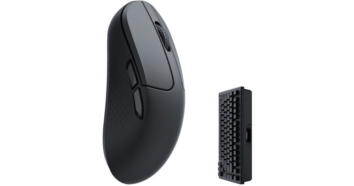 Keychron M3 Mini Wireless 4K-Version, Gaming-Maus(schwarz)