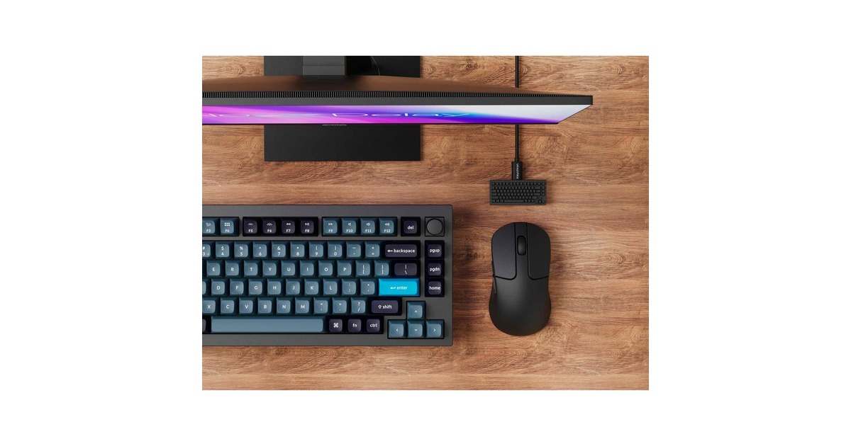 Keychron M3 Mini Wireless 4K-Version, Gaming-Maus(schwarz)