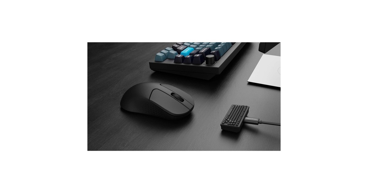 Keychron M3 Mini Wireless 4K-Version, Gaming-Maus(schwarz)