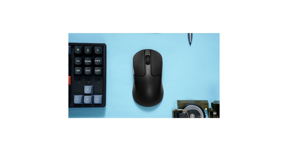 Keychron M3 Mini Wireless 4K-Version, Gaming-Maus(schwarz)