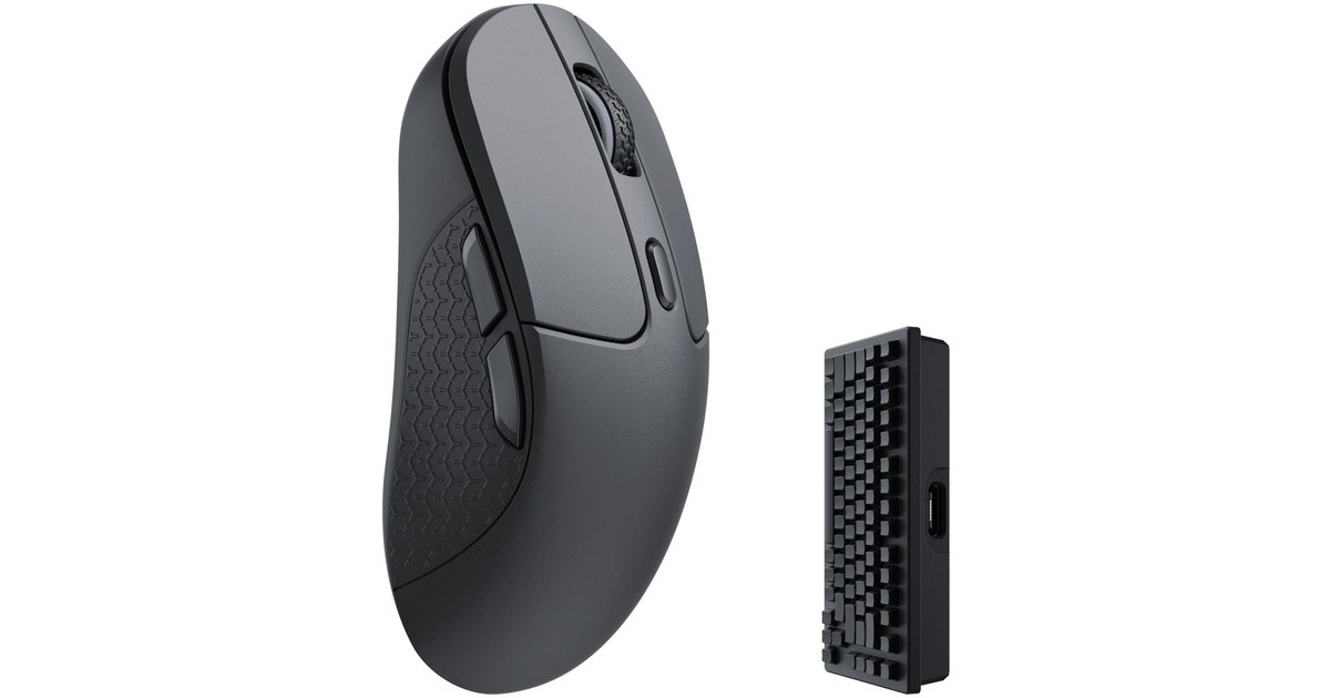 Keychron M3 Wireless 4K-Version, Gaming-Maus(schwarz)