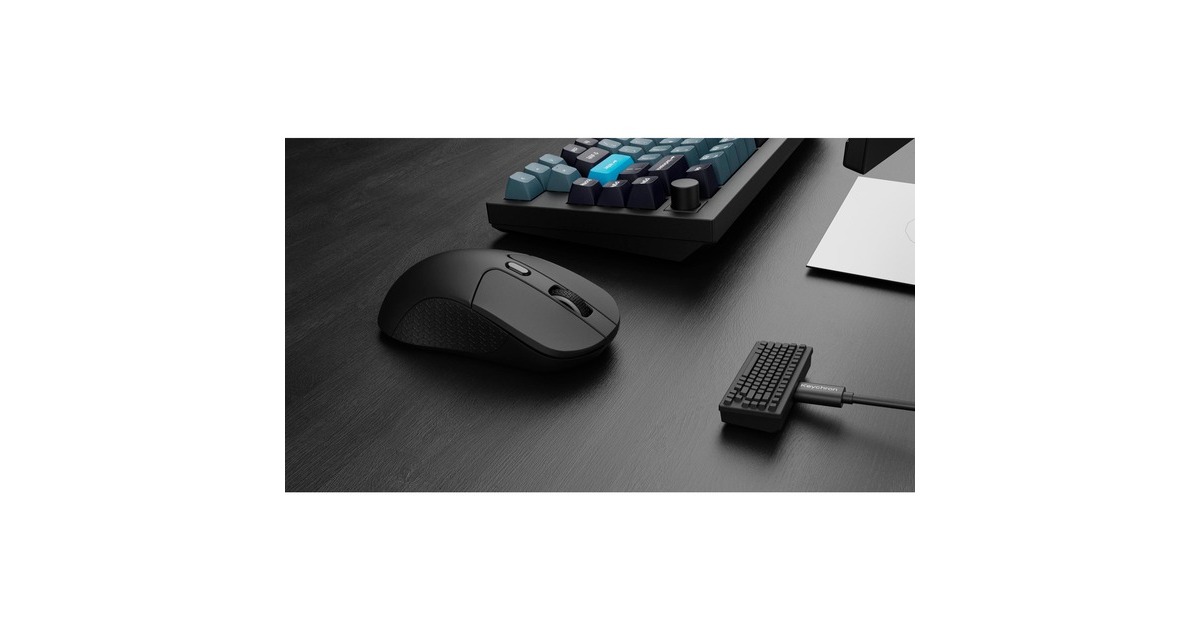 Keychron M3 Wireless 4K-Version, Gaming-Maus(schwarz)