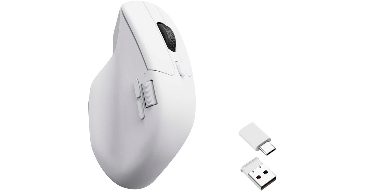 Keychron M6 Wireless, Gaming-Maus(weiß)
