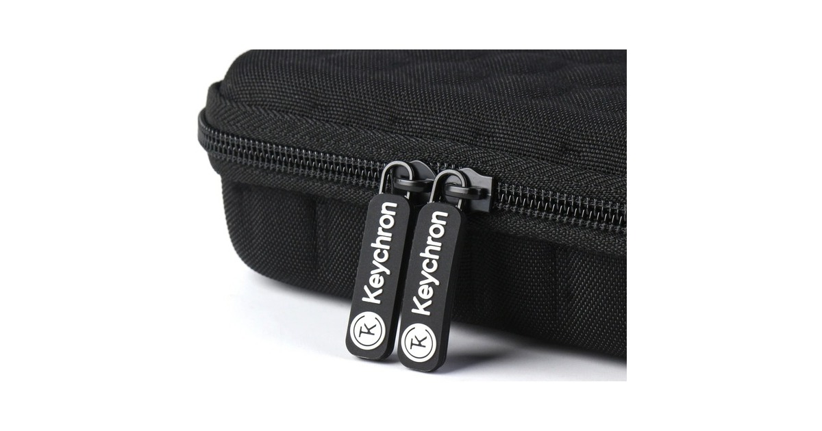 Keychron Q2 (65%) Keyboard Carrying Case, Tasche(schwarz, für Keychron Q2 (65%) mit Aluminiumrahmen)