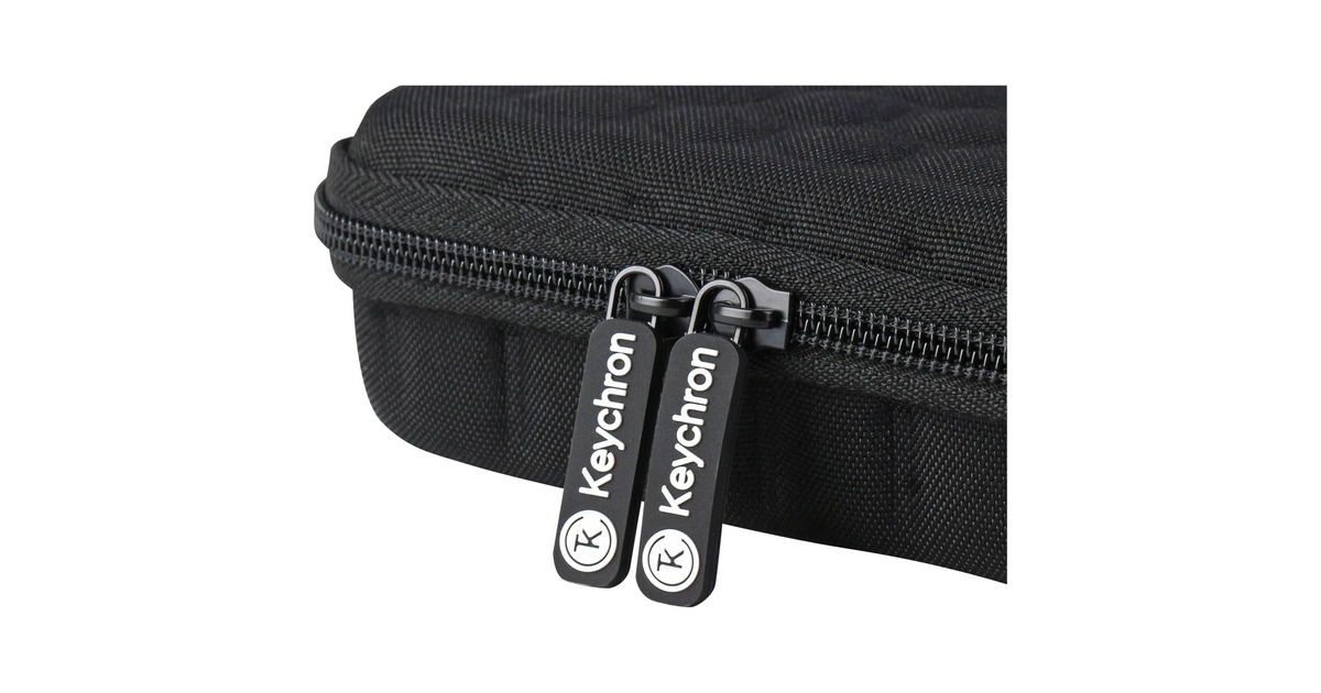 Keychron Q4/V4/Q60 (60%) Keyboard Carrying Case, Tasche(schwarz, für Keychron Q4/V4/Q60 (60%) mit Aluminiumrahmen)