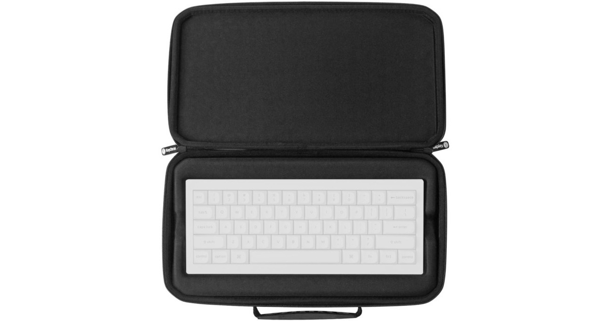 Keychron Q4/V4/Q60 (60%) Keyboard Carrying Case, Tasche(schwarz, für Keychron Q4/V4/Q60 (60%) mit Aluminiumrahmen)