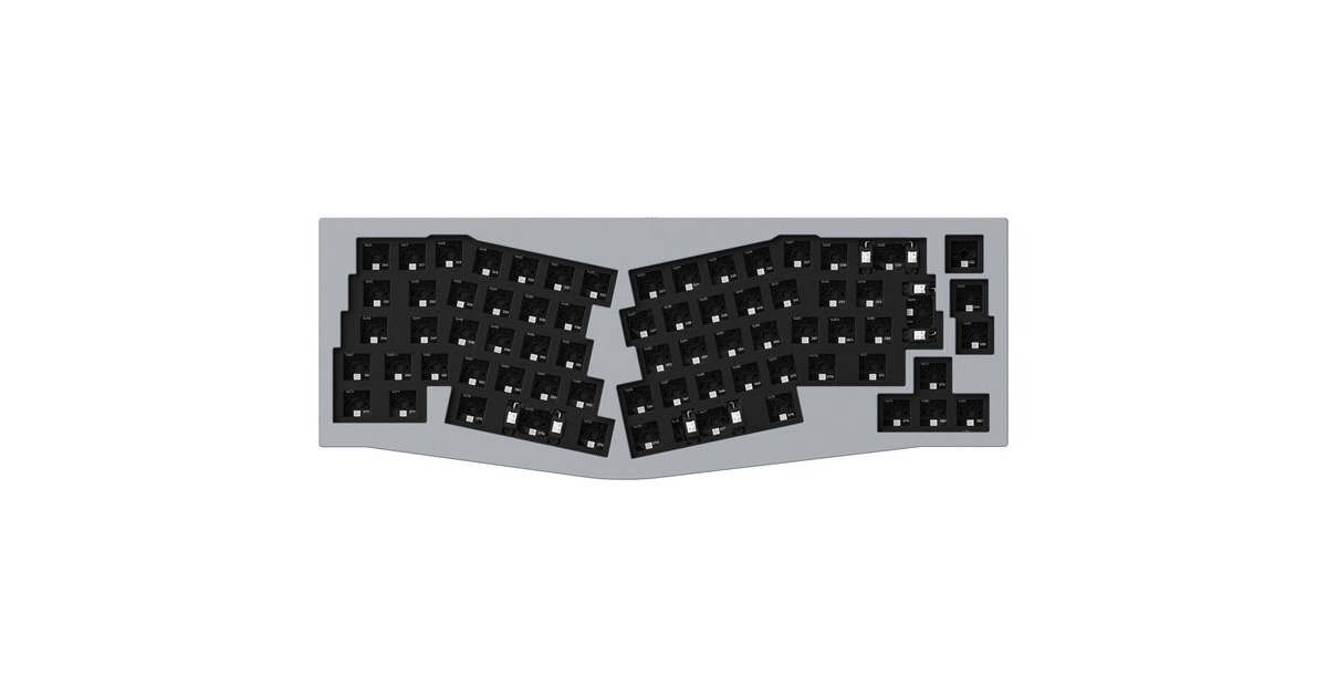 Keychron Q8 Barebone ISO, Gaming-Tastatur(grau, Alice Layout, Hot-Swap, Aluminiumrahmen, RGB) Keychron Q8 Barebone ISO, Gaming-Tastatur(grau, Alice Layout, Hot-Swap, Aluminiumrahmen, RGB)