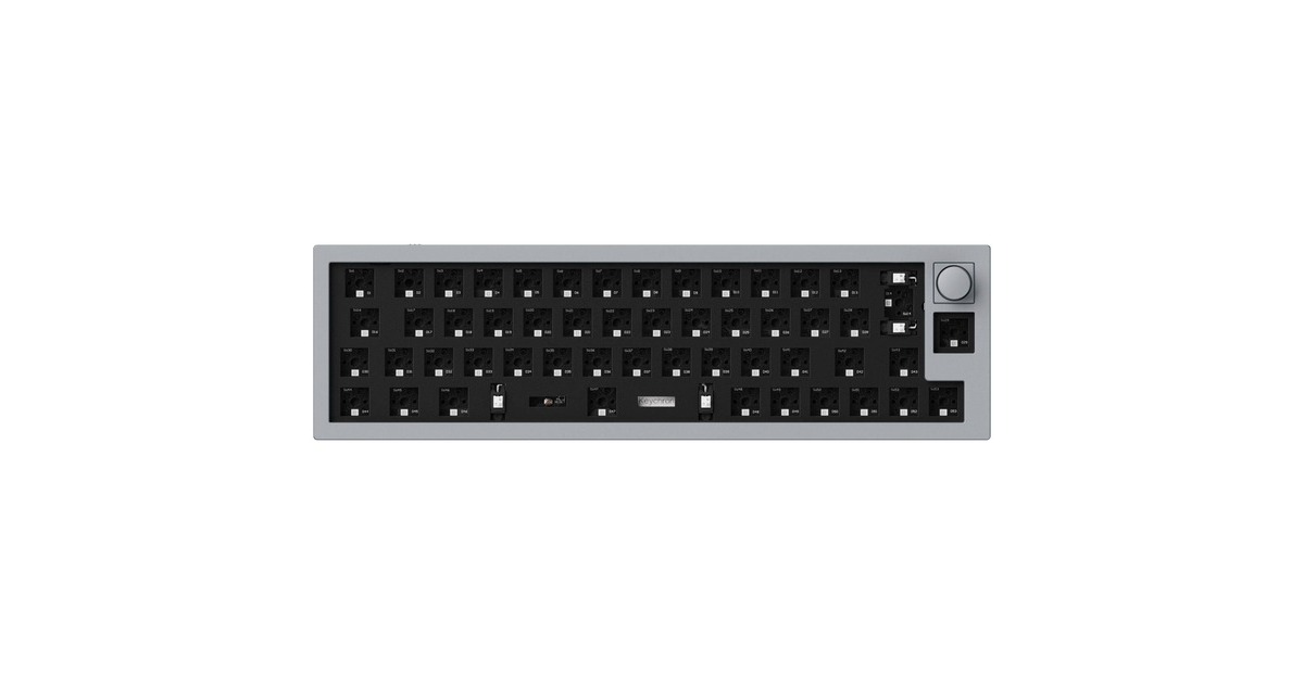 Keychron Q9 Barebone ISO Knob, Gaming-Tastatur(grau, Hot-Swap, Aluminiumrahmen, RGB) Keychron Q9 Barebone ISO Knob, Gaming-Tastatur(grau, Hot-Swap, Aluminiumrahmen, RGB)