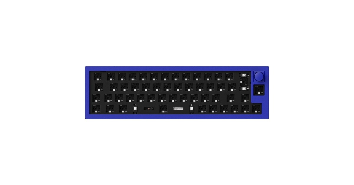 Keychron Q9 Barebone ISO Knob, Gaming-Tastatur(blau, Hot-Swap, Aluminiumrahmen, RGB) Keychron Q9 Barebone ISO Knob, Gaming-Tastatur(blau, Hot-Swap, Aluminiumrahmen, RGB)