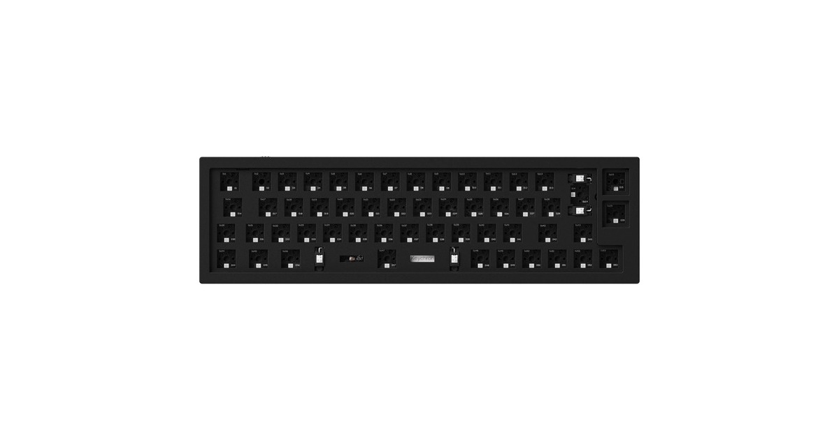 Keychron Q9 Barebone ISO, Gaming-Tastatur(schwarz, Hot-Swap, Aluminiumrahmen, RGB)