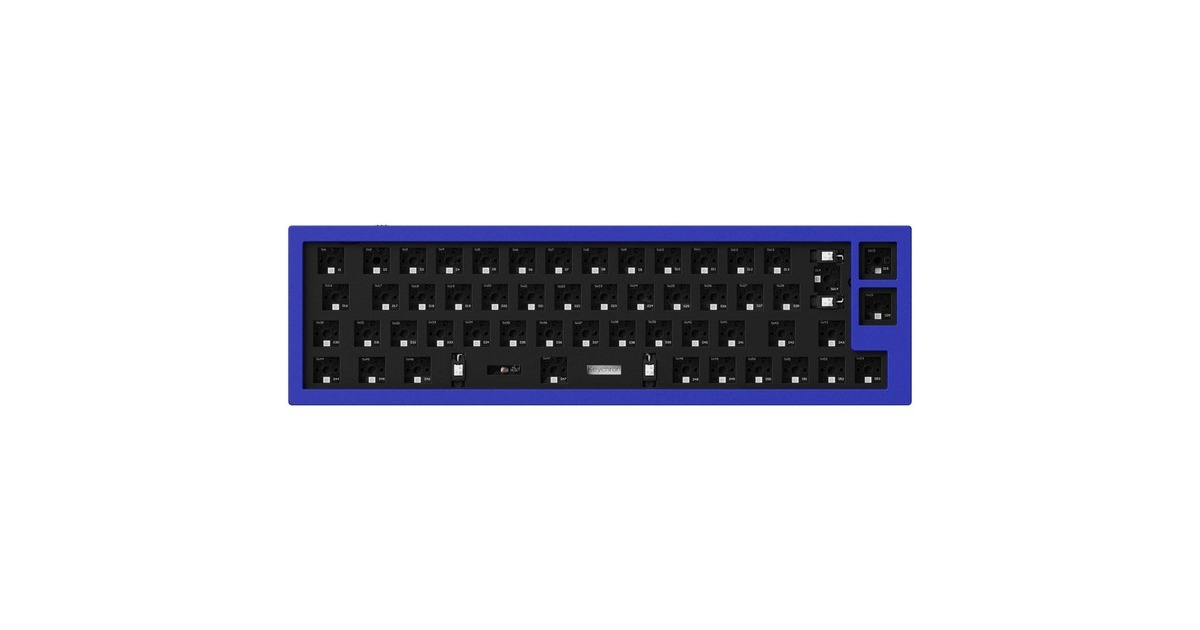 Keychron Q9 Barebone ISO, Gaming-Tastatur(blau, Hot-Swap, Aluminiumrahmen, RGB)