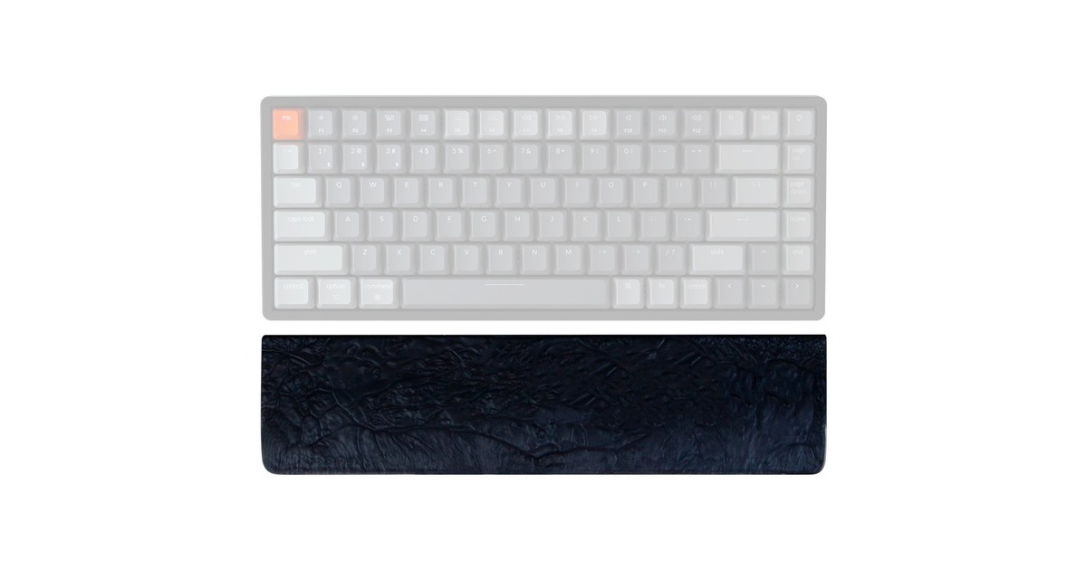 Keychron Resin Palm Rest für K2/K6/K6 Pro, Handgelenkauflage(schwarz)