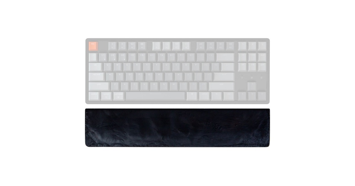 Keychron Resin Palm Rest für K8/K8 Pro/C1, Handgelenkauflage(schwarz)