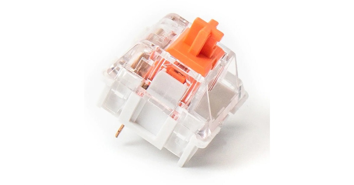 Keychron Silent K Pro Red Switch-Set, Tastenschalter(rot/transparent, 110 Stück)