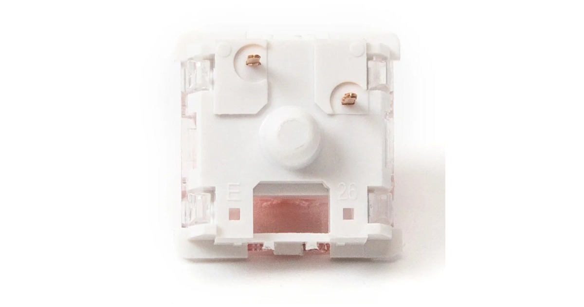 Keychron Silent K Pro Red Switch-Set, Tastenschalter(rot/transparent, 110 Stück)