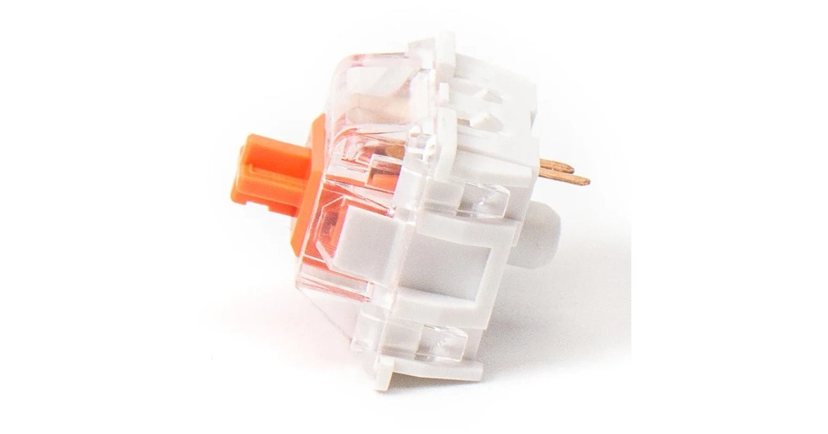 Keychron Silent K Pro Red Switch-Set, Tastenschalter(rot/transparent, 110 Stück)