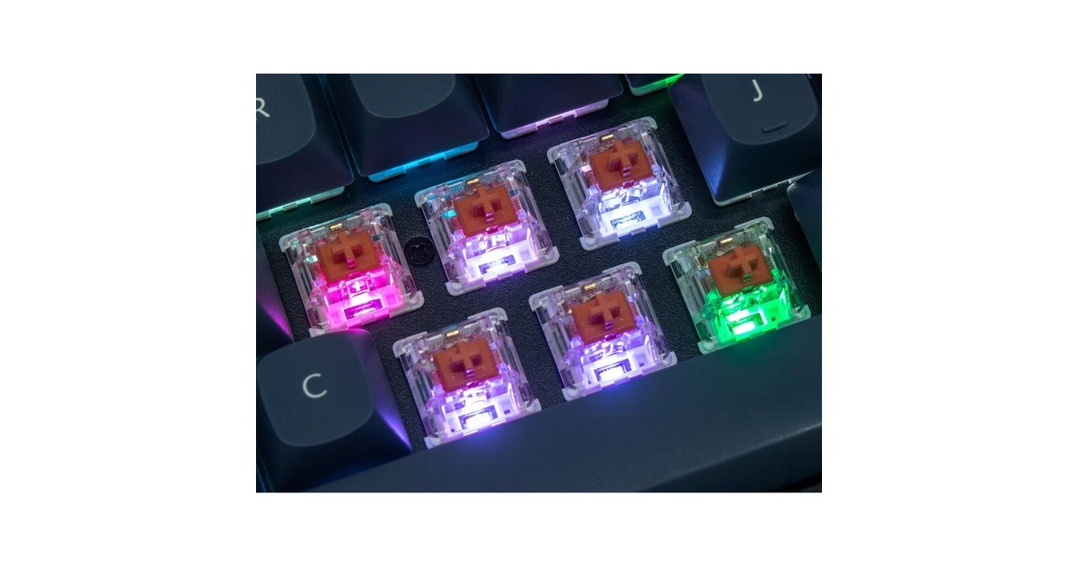 Keychron Silent K Pro Red Switch-Set, Tastenschalter(rot/transparent, 110 Stück)
