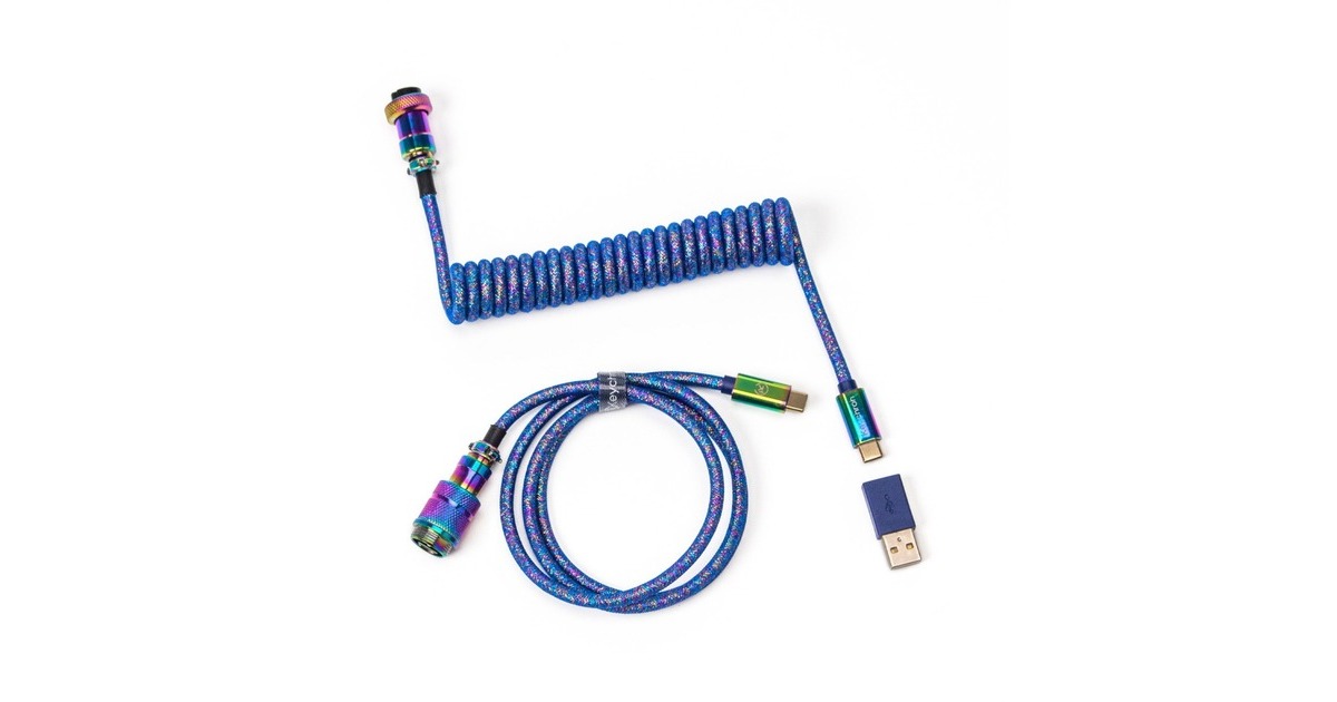 USB-C Stecker(blau, 1,08 Meter, gerader Stecker)