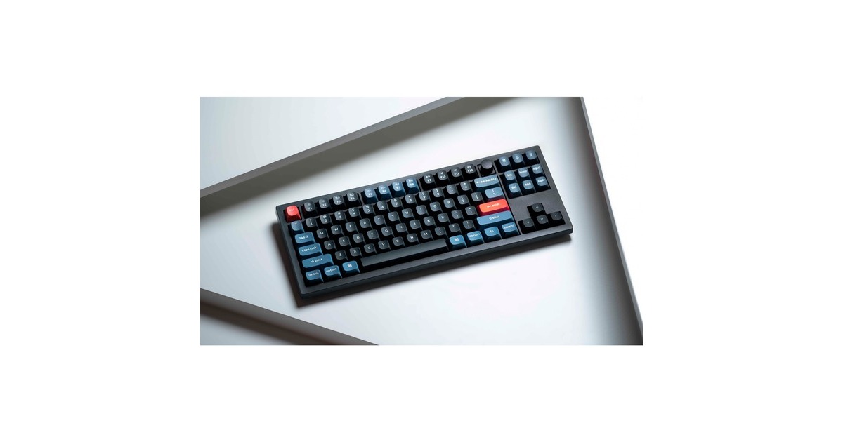 Keychron V3 Knob, Gaming-Tastatur(schwarz/blaugrau, DE-Layout, Keychron K Pro Red, Hot-Swap, RGB, Outlet) Keychron V3 Knob, Gaming-Tastatur(schwarz/blaugrau, DE-Layout, Keychron K Pro Red, Hot-Swap, RGB, Outlet)