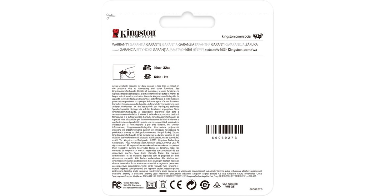 Kingston Canvas Select Plus 128 GB SDXC, Speicherkarte(schwarz, UHS-I U3, Class 10, V30)