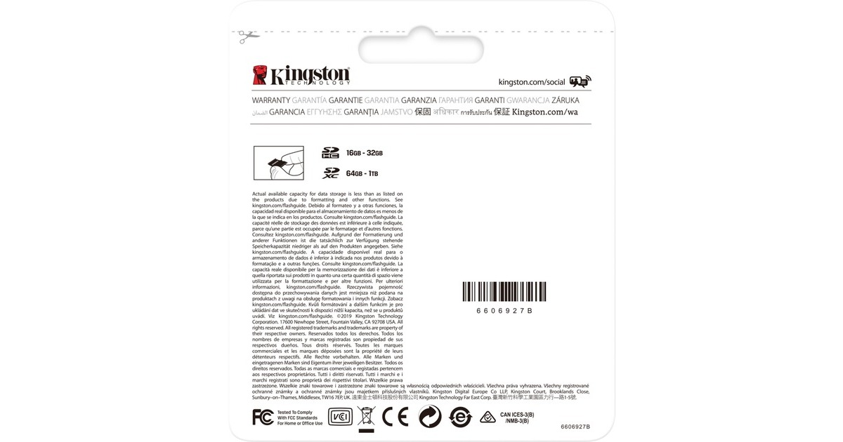 Kingston Canvas Select Plus 256 GB SDXC, Speicherkarte(schwarz, UHS-I U3, Class 10, V30)