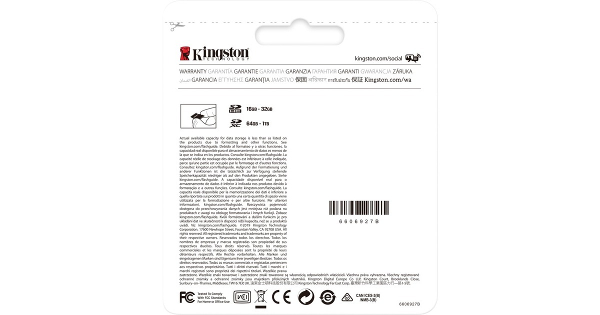 Kingston Canvas Select Plus 512 GB SDXC, Speicherkarte(schwarz, UHS-I U3, Class 10, V30)