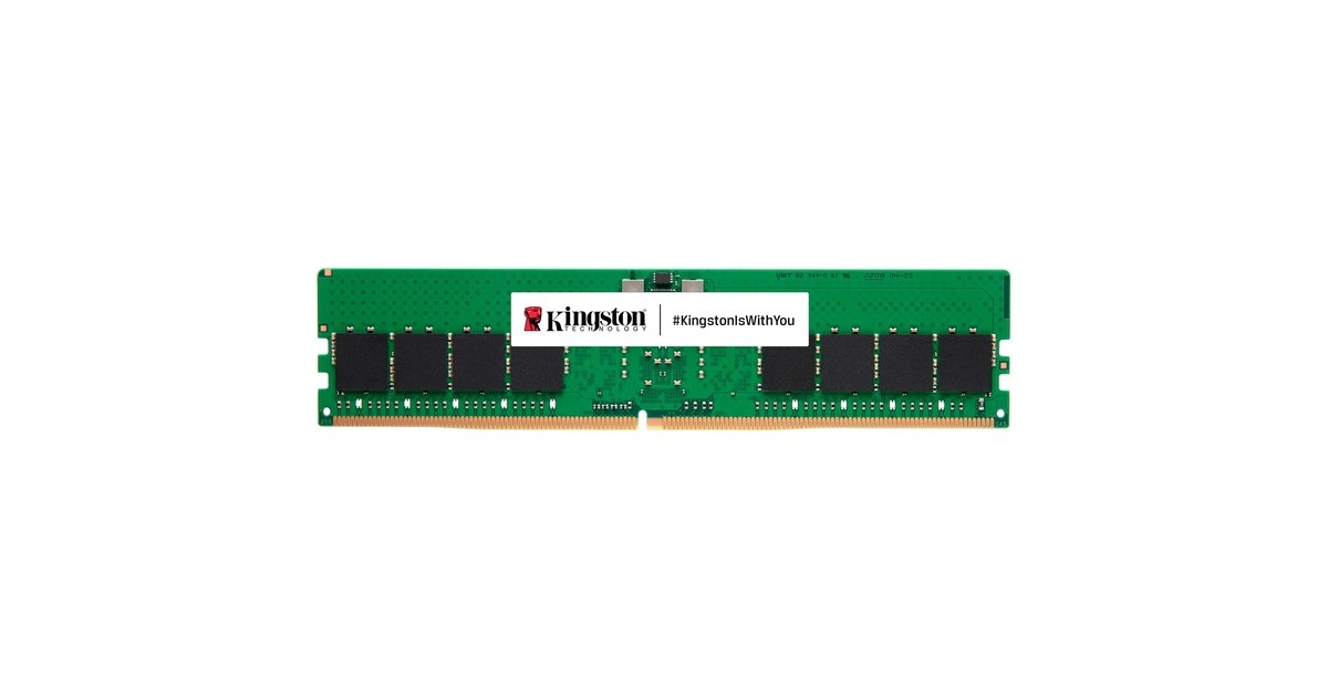 Kingston DIMM 16 GB DDR5-5200, Arbeitsspeicher(grün, KVR52U42BS8-16, ValueRAM)