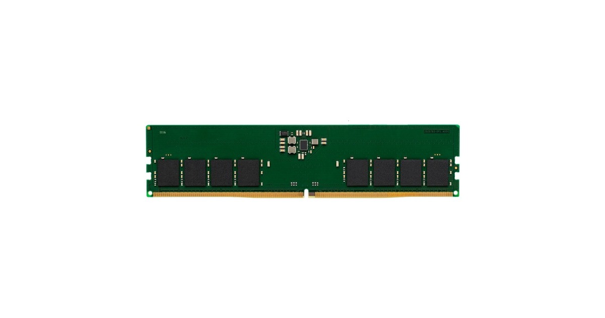 Kingston DIMM 32 GB DDR5-4800 (2x 16 GB) Dual-Kit, Arbeitsspeicher(grün, KVR48U40BS8K2-32, Value RAM)