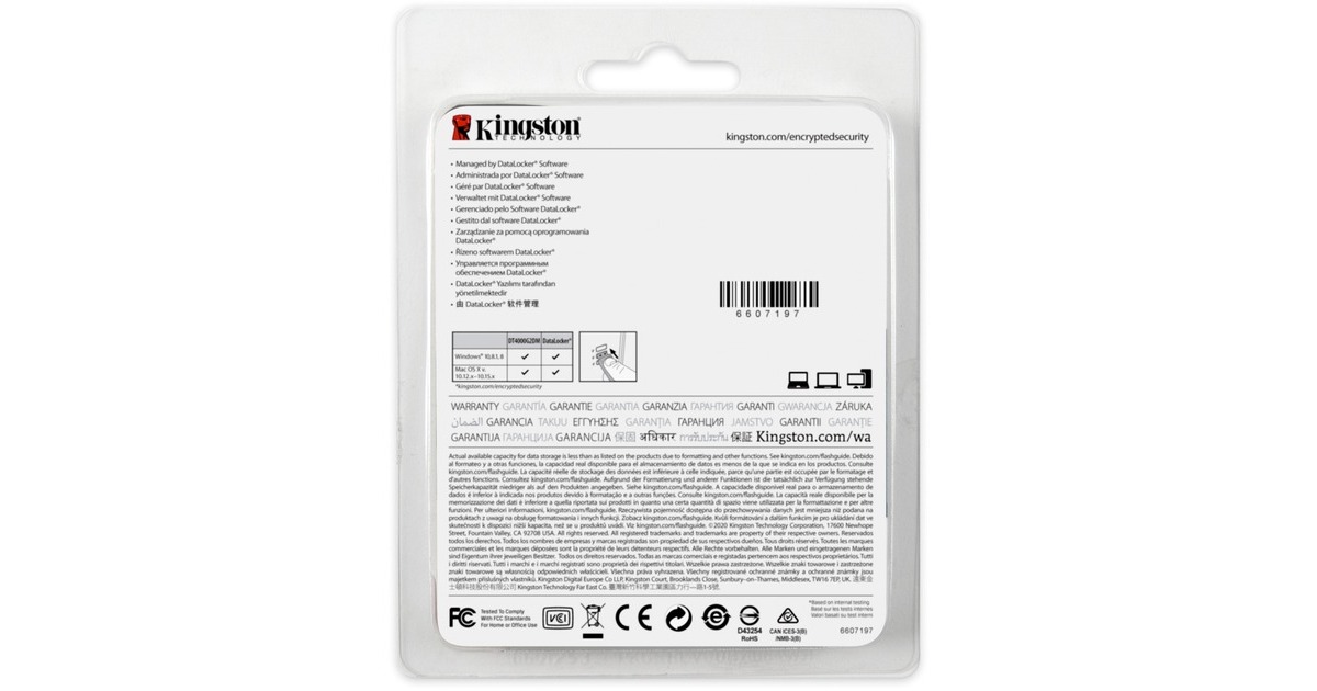 Kingston DataTraveler 4000G2DM 128 GB, USB-Stick(schwarz, USB-A 3.2 Gen 1)