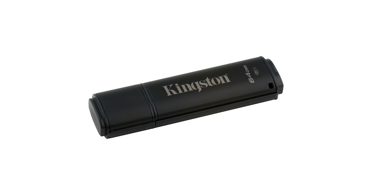 Kingston DataTraveler 4000G2DM 64 GB, USB-Stick(schwarz, USB-A 3.2 Gen 1)