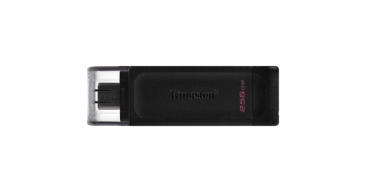 Kingston DataTraveler 70 256 GB, USB-Stick(schwarz, USB-C 3.2 (5 Gbit/s))