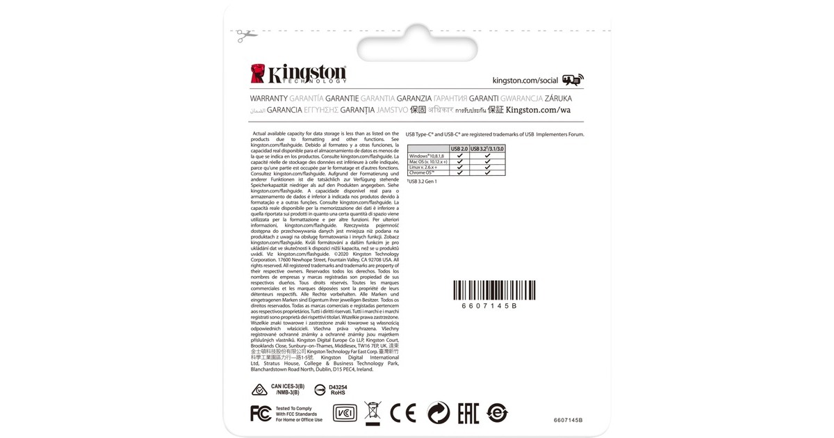 Kingston DataTraveler 70 256 GB, USB-Stick(schwarz, USB-C 3.2 (5 Gbit/s))