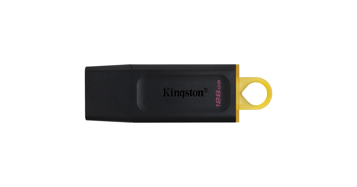Kingston DataTraveler Exodia 128 GB, USB-Stick(schwarz/gelb, USB-A 3.2 Gen 1)