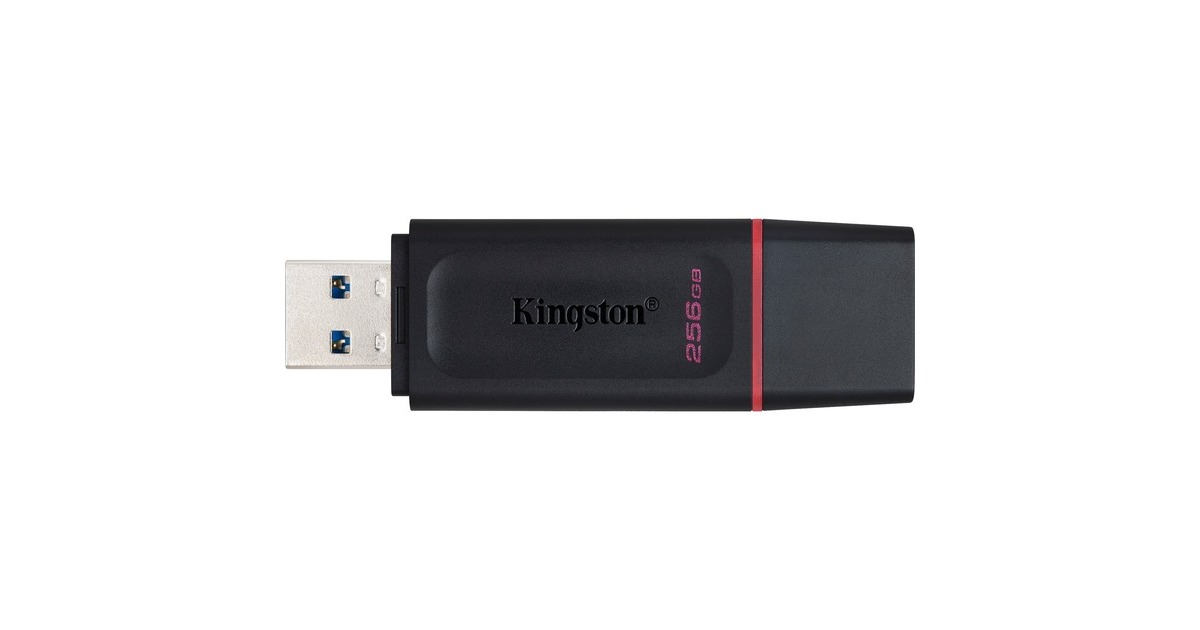 Kingston DataTraveler Exodia 256 GB, USB-Stick(schwarz/rot, USB-A 3.2 Gen 1)