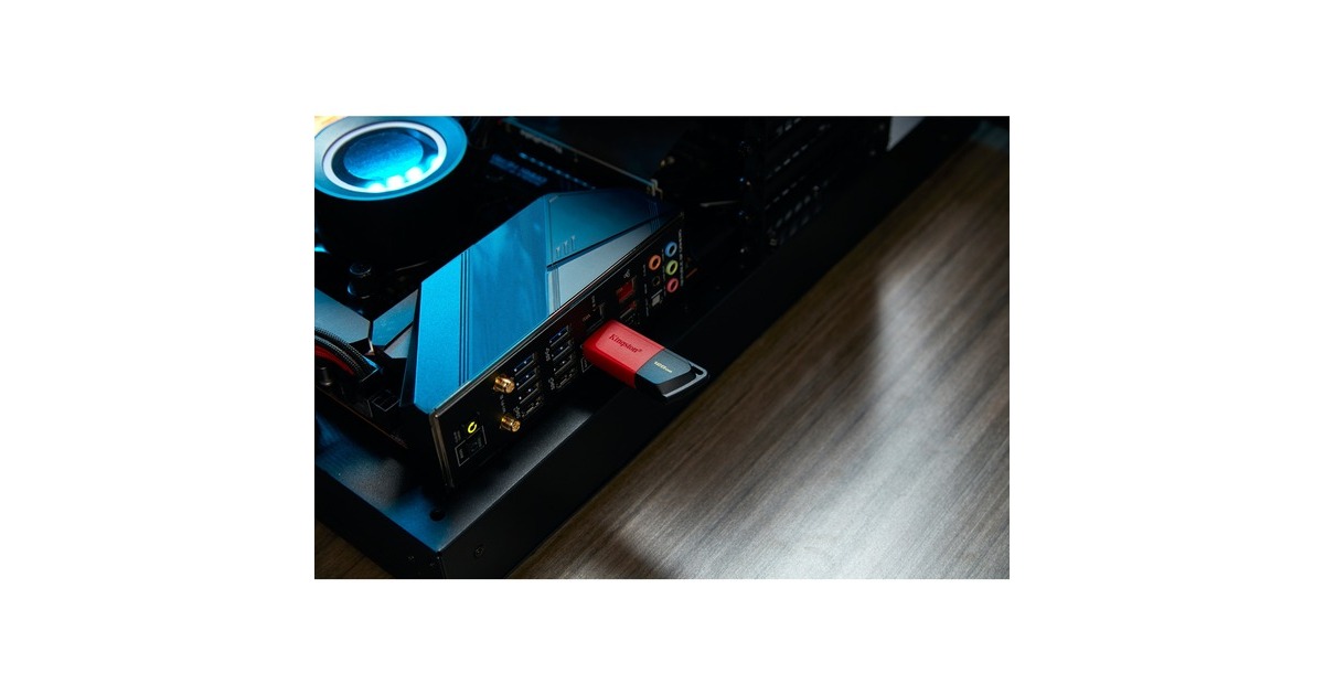 Kingston DataTraveler Exodia M 128 GB, USB-Stick(rot/schwarz, USB-A 3.2 Gen 1)