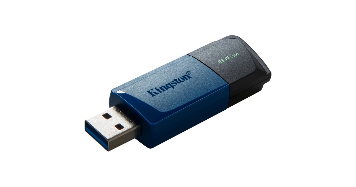 Kingston DataTraveler Exodia M 64 GB, USB-Stick(blau/schwarz, USB-A 3.2 Gen 1, 2 Stück)