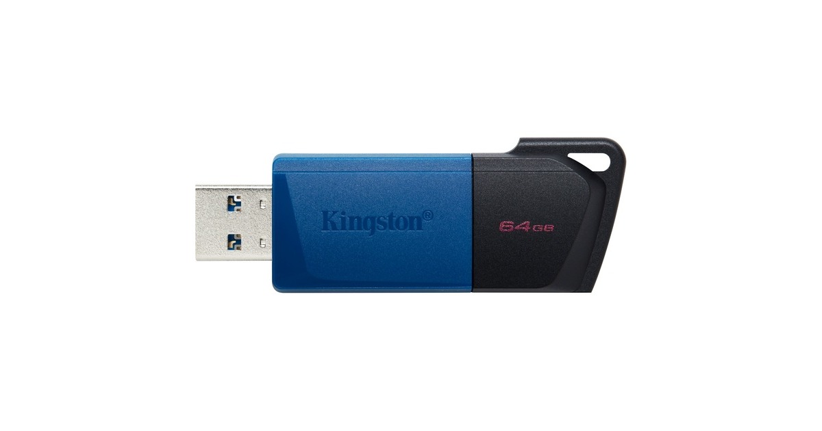 Kingston DataTraveler Exodia M 64 GB, USB-Stick(blau/schwarz, USB-A 3.2 Gen 1, 2 Stück)