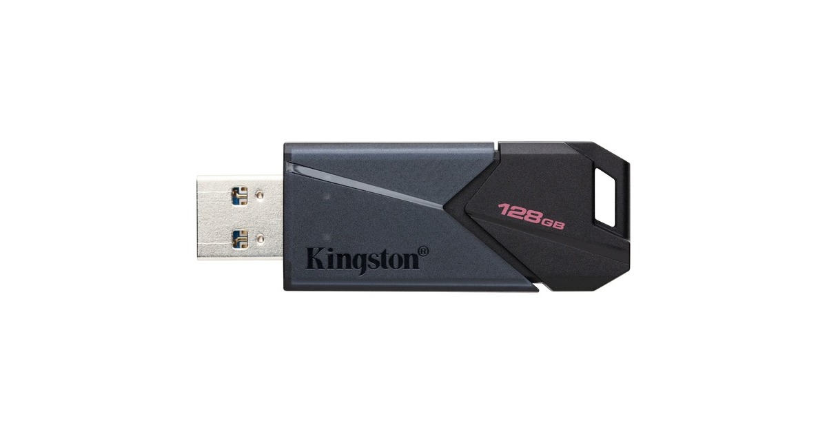 Kingston DataTraveler Exodia Onyx 128 GB, USB-Stick(schwarz/schwarz, USB-A 3.2 Gen 1)